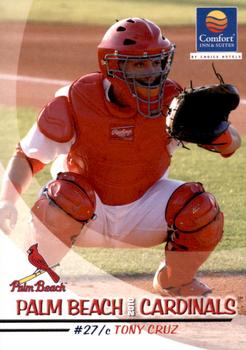 2010 Grandstand Palm Beach Cardinals #NNO Tony Cruz Front