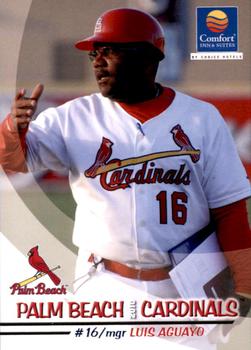 2010 Grandstand Palm Beach Cardinals #NNO Luis Aguayo Front