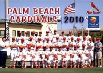 2010 Grandstand Palm Beach Cardinals #NNO Team Photo Front
