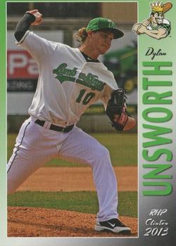 2013 Grandstand Clinton LumberKings #NNO Dylan Unsworth Front