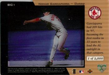 1998 Upper Deck - Blue Chip Prospects #BC1 Nomar Garciaparra Back