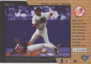 1998 Upper Deck - Blue Chip Prospects #BC15 Derek Jeter Back
