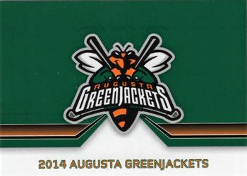 2014 Brandt Augusta GreenJackets #1 Checklist/Cover Card Front