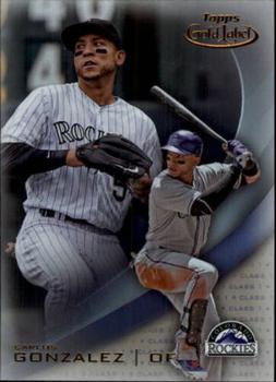 2016 Topps Gold Label #2 Carlos Gonzalez Front