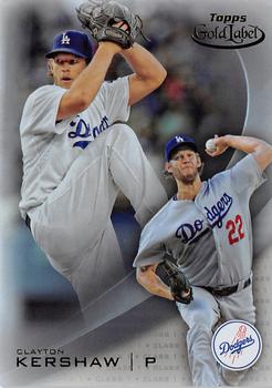 2016 Topps Gold Label #22 Clayton Kershaw Front