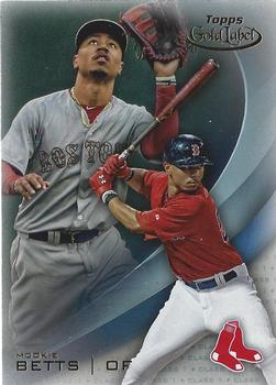 2016 Topps Gold Label #38 Mookie Betts Front