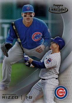 2016 Topps Gold Label #44 Anthony Rizzo Front
