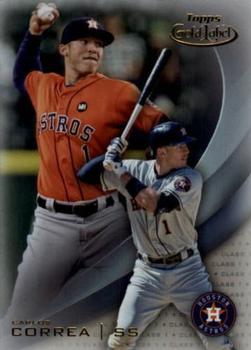 2016 Topps Gold Label #85 Carlos Correa Front