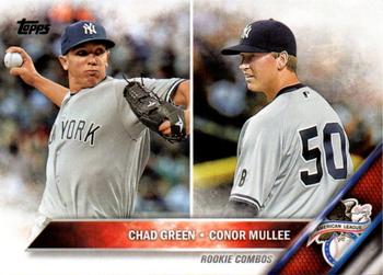 2016 Topps Update #US3 Chad Green / Conor Mullee Front