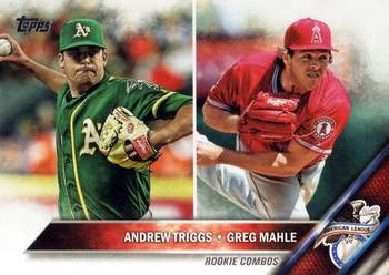 2016 Topps Update #US63 Andrew Triggs / Greg Mahle Front