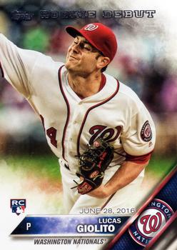 2016 Topps Update #US213 Lucas Giolito Front