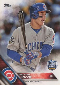 2016 Topps Update #US281 Anthony Rizzo Front