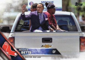 2016 Topps Update #US201 Mookie Betts Front