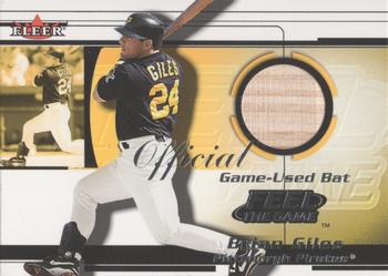 2001 Fleer Triple Crown - Feel the Game #NNO Brian Giles Front