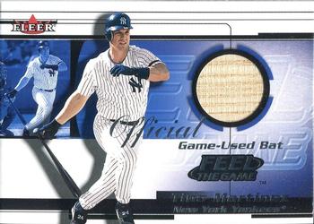 2001 Fleer Triple Crown - Feel the Game #NNO Tino Martinez Front