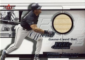 2001 Fleer Triple Crown - Feel the Game #NNO Frank Thomas Front