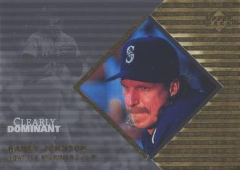 1998 Upper Deck - Clearly Dominant #CD16 Randy Johnson Front