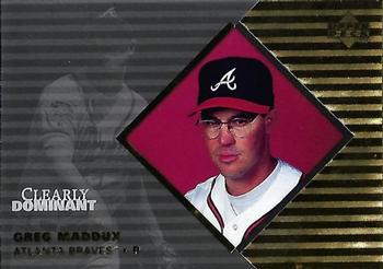 1998 Upper Deck - Clearly Dominant #CD18 Greg Maddux Front