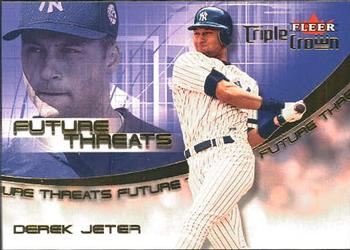 2001 Fleer Triple Crown - Future Threats #1FT Derek Jeter  Front