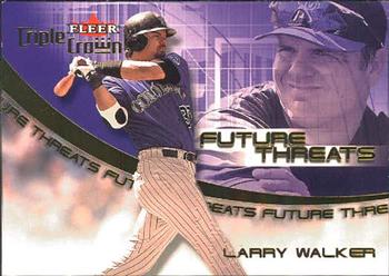 2001 Fleer Triple Crown - Future Threats #4FT Larry Walker  Front
