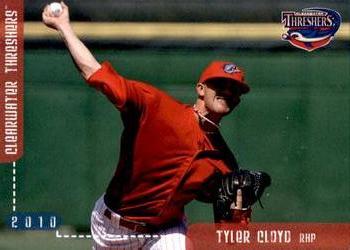 2010 Grandstand Clearwater Threshers #NNO Tyler Cloyd Front