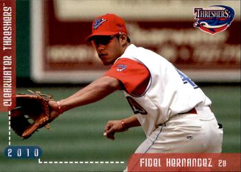 2010 Grandstand Clearwater Threshers #NNO Fidel Hernandez Front
