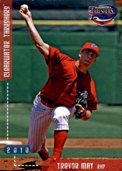 2010 Grandstand Clearwater Threshers #NNO Trevor May Front