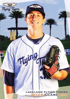 2012 Grandstand Lakeland Flying Tigers #NNO Tyler Clark Front