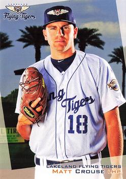 2012 Grandstand Lakeland Flying Tigers #NNO Matt Crouse Front