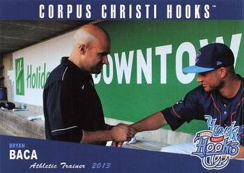 2013 Grandstand Corpus Christi Hooks #NNO Bryan Baca Front