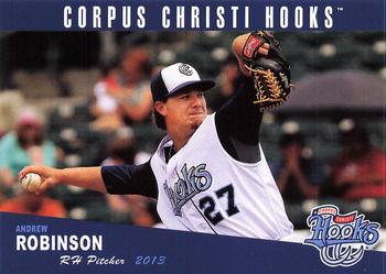 2013 Grandstand Corpus Christi Hooks #NNO Andrew Robinson Front