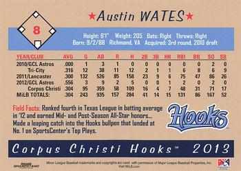 2013 Grandstand Corpus Christi Hooks #NNO Austin Wates Back