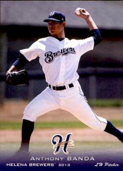 2013 Grandstand Helena Brewers #NNO Anthony Banda Front