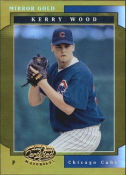 2001 Leaf Certified Materials - Mirror Gold #55 Kerry Wood  Front