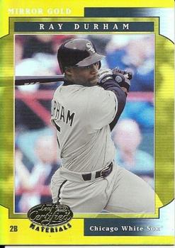 2001 Leaf Certified Materials - Mirror Gold #101 Ray Durham  Front
