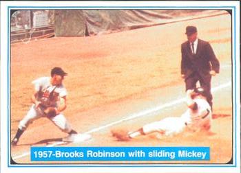 1982 ASA The Mickey Mantle Story #35 Mickey Mantle / Brooks Robinson Front