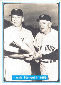 1982 ASA The Mickey Mantle Story #38 Mickey Mantle / Casey Stengel Front