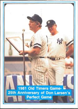 1982 ASA The Mickey Mantle Story #68 Mickey Mantle / Don Larsen Front