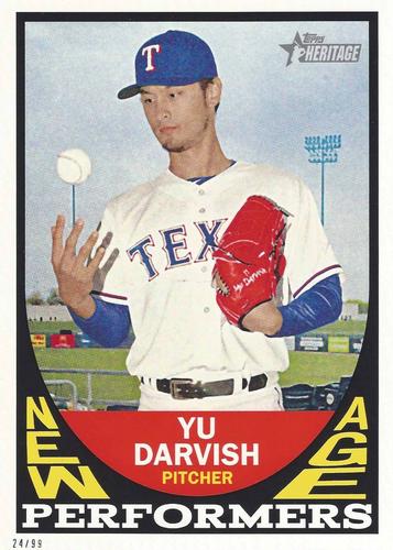 2016 Topps Heritage New Age Performers 5x7 #NAP-YD Yu Darvish Front