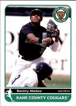 2012 Grandstand Kane County Cougars #NNO Danny Mateo Front