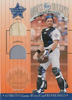 2001 Leaf Rookies & Stars - Dress for Success #DFS2 Mike Piazza  Front