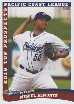 2016 Choice Pacific Coast League Top Prospects #23 Miguel Almonte Front