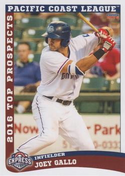 2016 Choice Pacific Coast League Top Prospects #28 Joey Gallo Front
