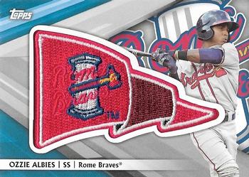 2016 Topps Pro Debut - Pennant Patches #PP-OAL Ozzie Albies Front