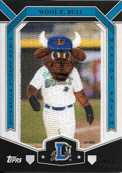 2016 Topps Pro Debut - Manufactured Minor League Mascot Patch #MLM-25 Wool E. Bull Front