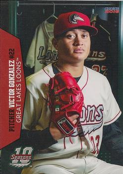 2016 Choice Great Lakes Loons #12 Victor Gonzalez Front