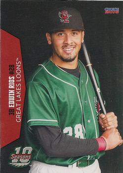 2016 Choice Great Lakes Loons #23 Edwin Rios Front