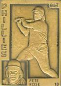 1984 Topps Gallery of Immortals Bronze #9 Pete Rose Front
