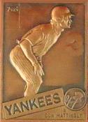 1985 Topps Gallery of Champions Bronze #665 Don Mattingly Front