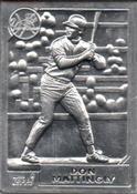 1987 Topps Gallery of Champions Aluminum #500 Don Mattingly Front